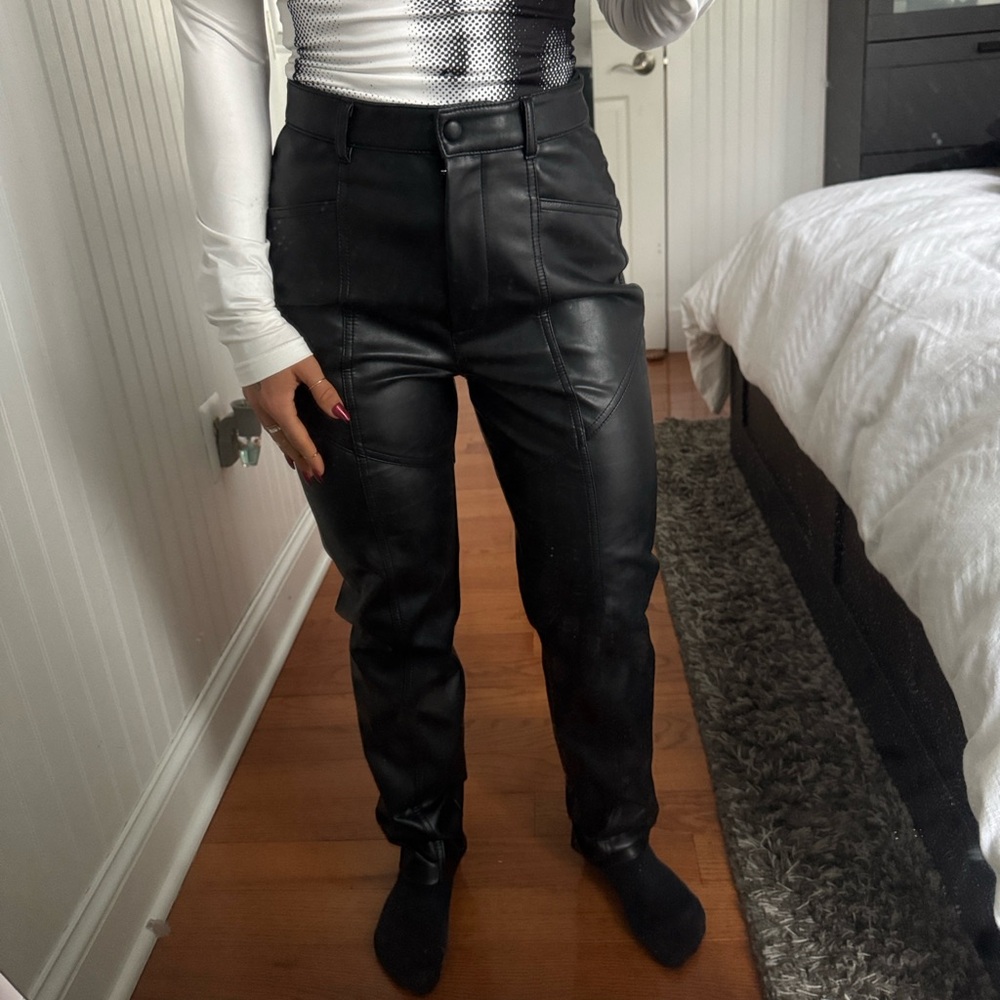 Aritzia Wilfred Faux Leather Pants